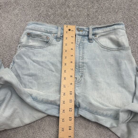 Madewell The Perfect Vintage Straight Leg Denim Jeans Womens 30 Light Wash Hemp - Picture 12 of 15